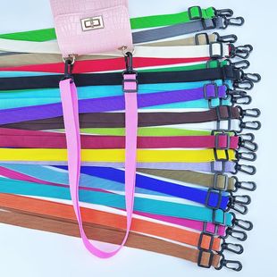 Factory Direct sales width 2cm adjustable fashion bag shoulder strap backpack shoulder crossbody color ribbon bag strap in stock