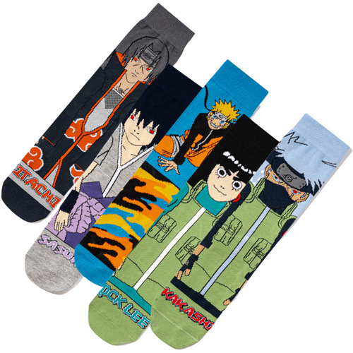 Men's  Four Seasons Animation Factory Socks Wholesale Men's Socks Naruto Female Casual Amazon Ins Foreign Trade Socks
