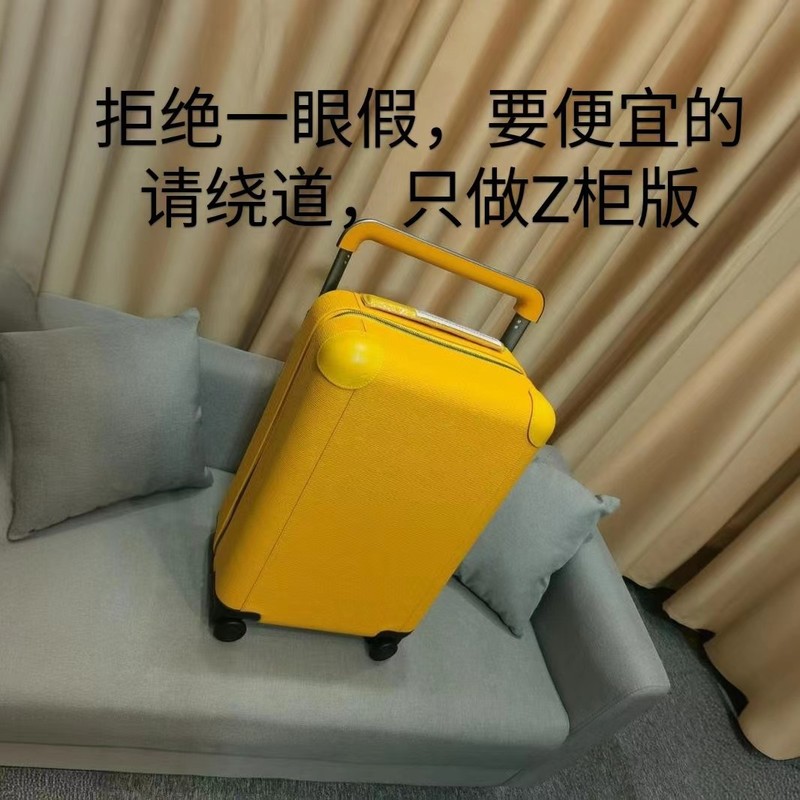 驴家大牌同款硬把桔色纯色水波纹万向轮内贴袋锁旅行登机拉杆箱批|undefined