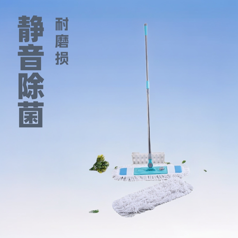 批发地板平板拖360度55厘米棉纱平拖拖把桶