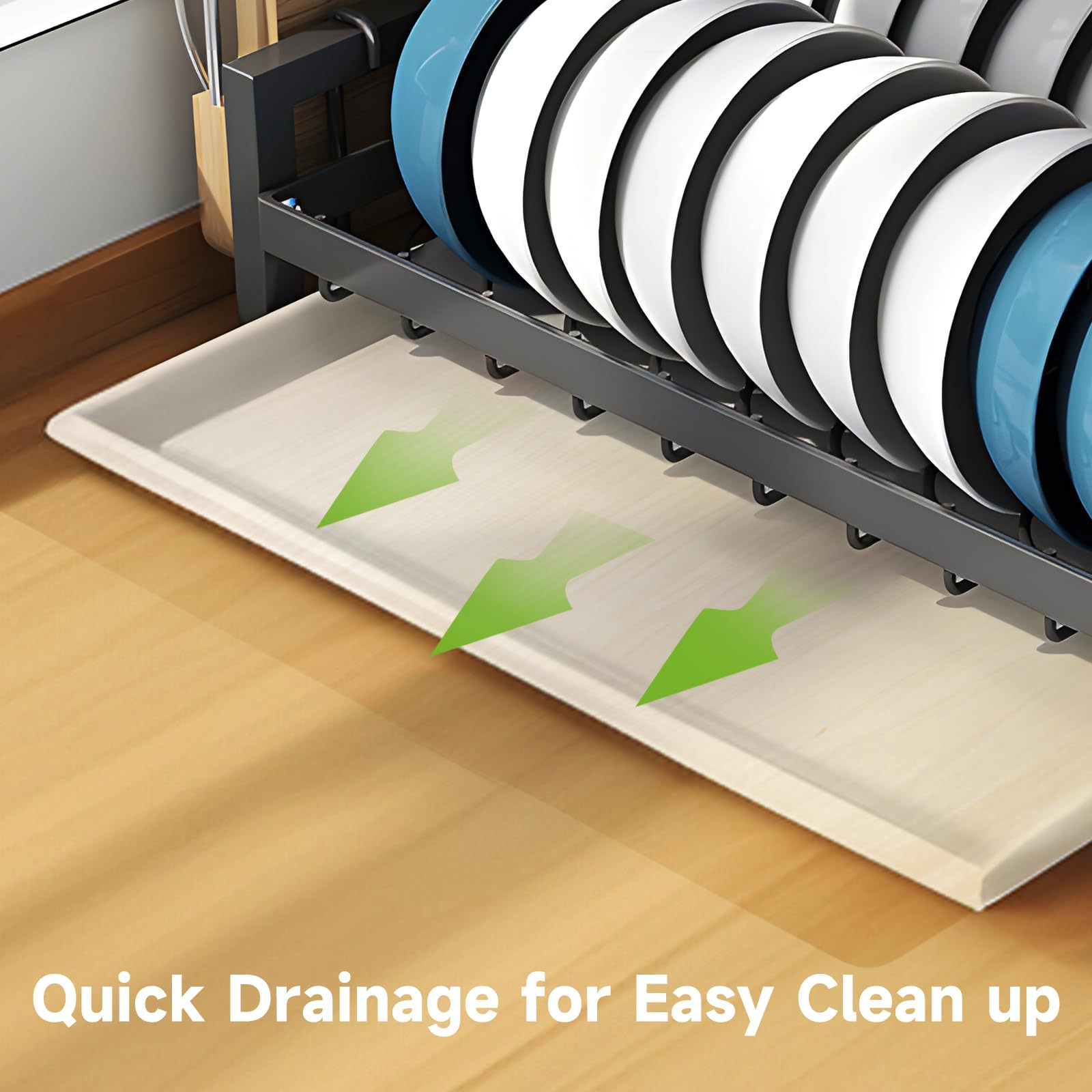 Fabricantes al por mayor 75L lavavajillas de gran capacidad lavavajillas de tres capas lavavajillas de platos de cocina de encimera de platos de extracción de drenaje