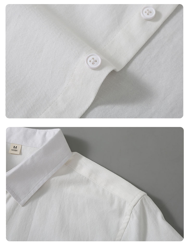 Herren Kurzarmhemd Baumwolle Freizeit Hemd Mit Revers Sommer_voghion.com