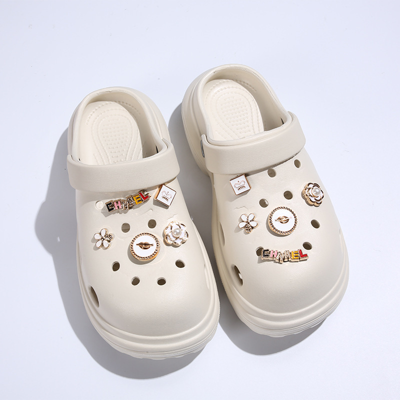 Cross-Border Compatible Clog Shoe Accessories Crystal Diamond Shoe Charms DIY Decorative Buckle Garden Shoe Accessories Shoe Buckle