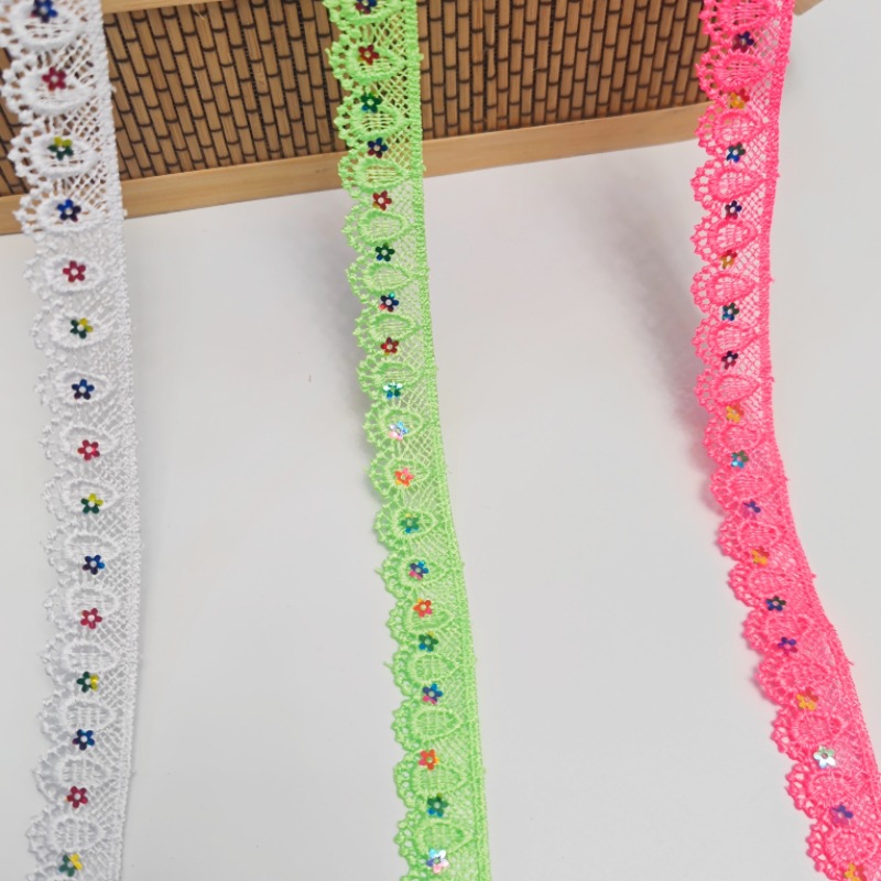 2 cm * rosa * pestañas de lentejuelas