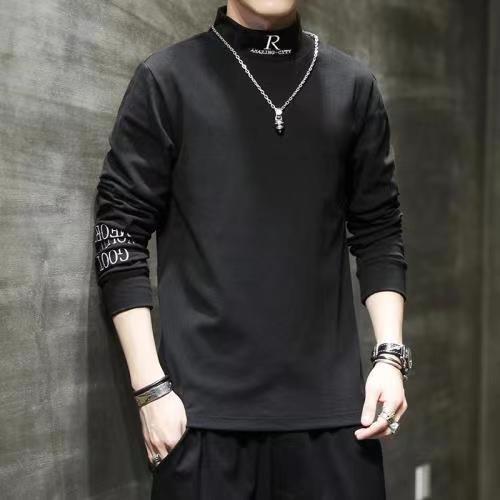 390 벨벳 긴팔 블랙