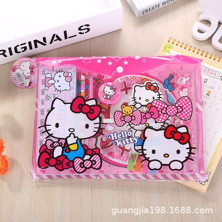 六一儿童文具套装A4袋新款套装 可爱卡通套装 学生礼品奖品实用品