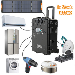 Rechargeable Car Power Emergency Backup Lifepo4 Solar 3600W