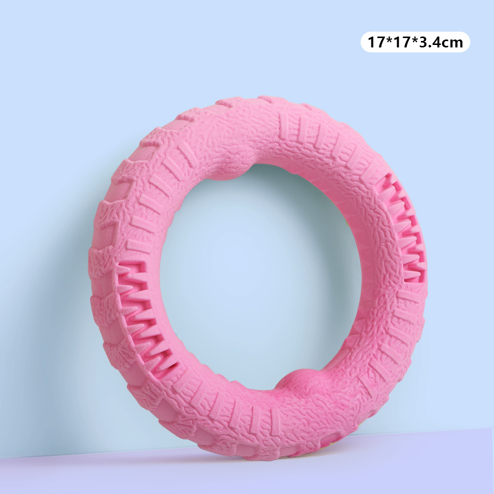 Fabricantes de mascotas espumantes juguetes de perro de anillo grande interactivo al aire libre resistente a la mordida para aliviar el aburrimiento Frisbee artefacto de entrenamiento de perros