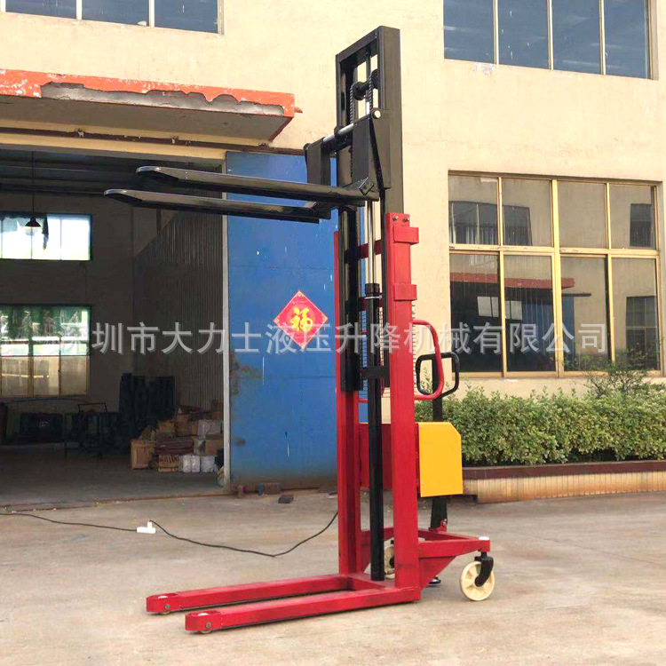 手电两用半电动堆高车 堆垛车 交流电动堆高机 轻型半电动叉车