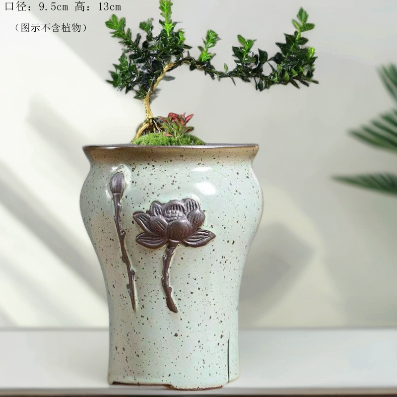 Clearance Sale on Creative and Unique Large Ceramic Pots for Succulents, Available in Various Sizes, with Large Openings and Breathable Coarse Pottery Clearance Sale on Creative and Unique Large Ceramic Pots for Succulents, Available in Various Sizes, with Large Openings and Breathable Coarse Pottery