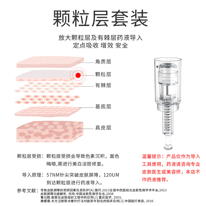 家庭用調整可能な非侵襲水光美容器浅い導電性ナノ中胚葉理学療法電気マイクロニードル微結晶導入装置|undefined
