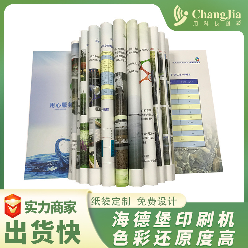 企业画册定做彩页企业宣传单画册收纳册美术作品画册印刷厂定制