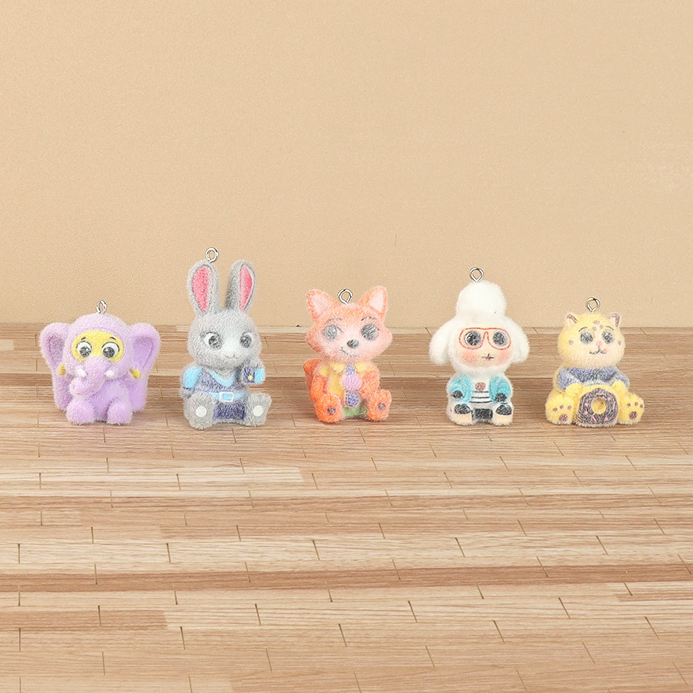 Cartoon cute doll, creative decorations with accessories, handmade
