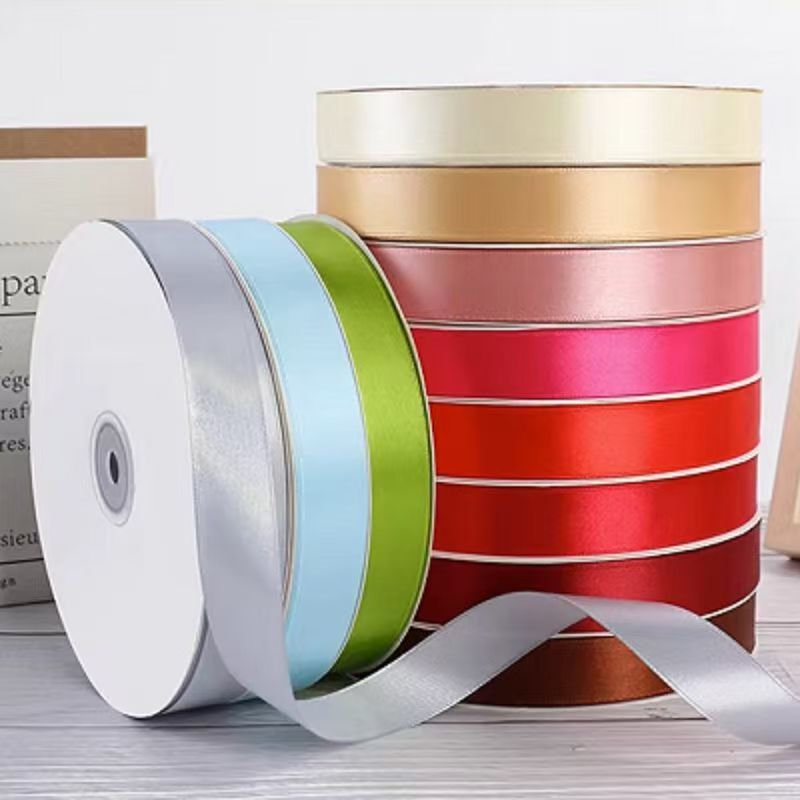 2.5cm Solid Color Polyester Belt Flower Packaging Ribbon Baking Flower Shop Gift Packaging Cake Edge Decoration Belt 2.5cm Solid Color Polyester Belt Flower Packaging Ribbon Baking Flower Shop Gift Packaging Cake Edge Decoration Belt