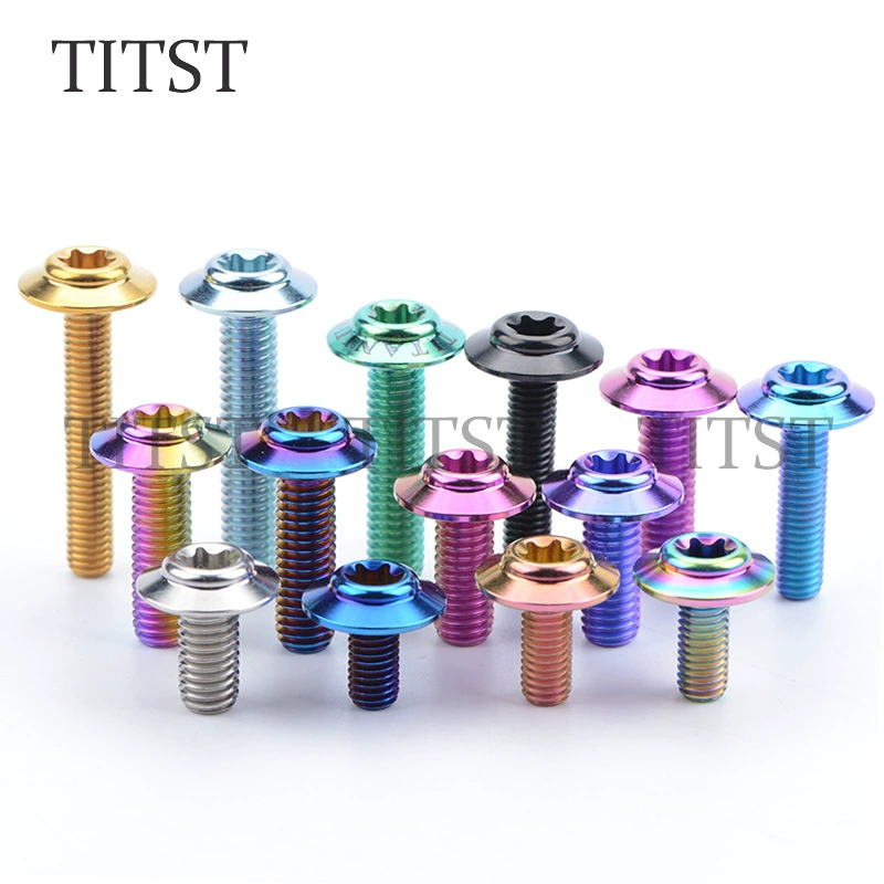 TITST Titanium Ster A3 M5/M6 зонтик головка электрический мотоцикл титановый сплав винт поддержка многоцветный