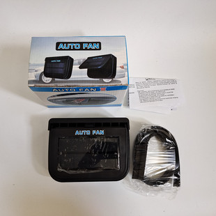 Solar exhaust fan car ventilation Auto fan car exhaust fan small radiator car Gill cooler