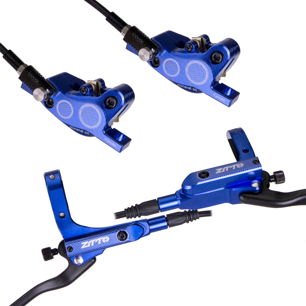 ZTTO CNC Freno de aceite de cuatro pistones de gama alta Plato de aceite Bicicleta de montaña Freno de disco de presión de aceite Plato de aceite de freno bilateral