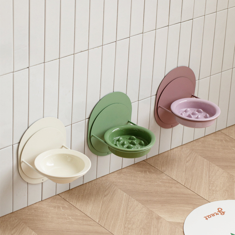 Ceramic Cat Bowl, Pet Slow Feeder Bowl, Cat Food Dish, Anti-Choke Slow Eating Bowl, Small Dog Food Bowl, Wall-Mounted Magnetic Holder, Pet Water Bowl Ceramic Cat Bowl, Pet Slow Feeder Bowl, Cat Food Dish, Anti-Choke Slow Eating Bowl, Small Dog Food Bowl, Wall-Mounted Magnetic Holder, Pet Water Bowl