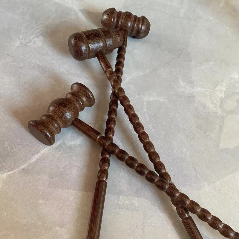 木质按摩锤敲打按摩器足疗锤子实木养生敲背捶穴位拍打经络锤|undefined