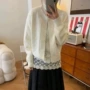 新款秋冬2026橘色开衫