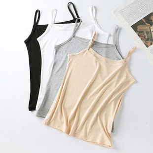 Solid color T-shirt, straps, comfortable underwear, lifting effect, plus size, beautiful back