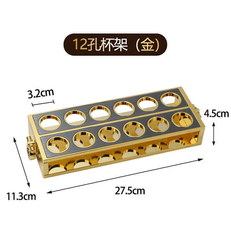 Cenizas doradas KTV suministros set de platos de frutas clube nocturno cenicero lujo ligero bar caja de toallas de fiesta de moda