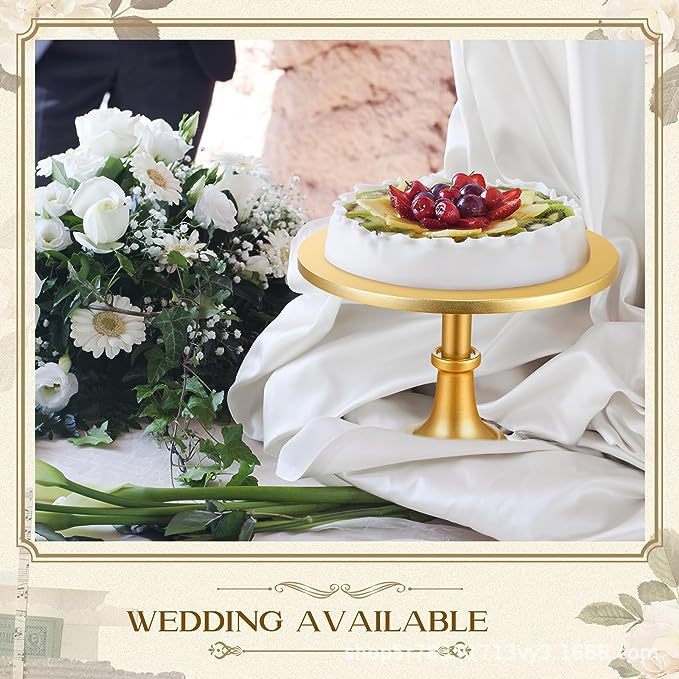 Soporte de pastel de oro para boda fiesta de cumpleaños traje pastel de hierro postre soporte de exhibición decoración del hogar base redonda
