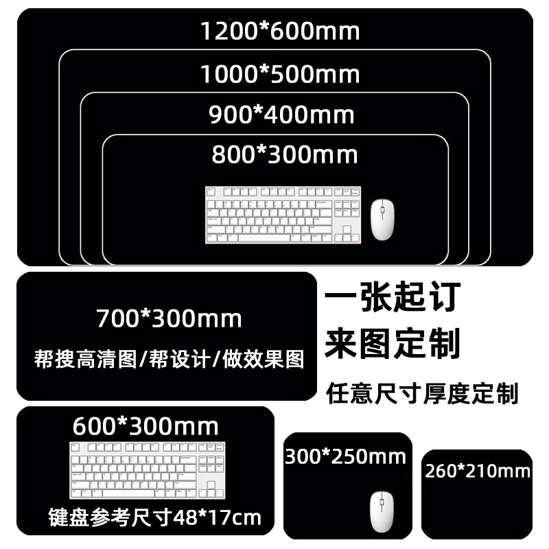 跨境军事武器吃鸡鼠标垫大号滑鼠墊枪械分解桌垫枪支mousepad装备|undefined