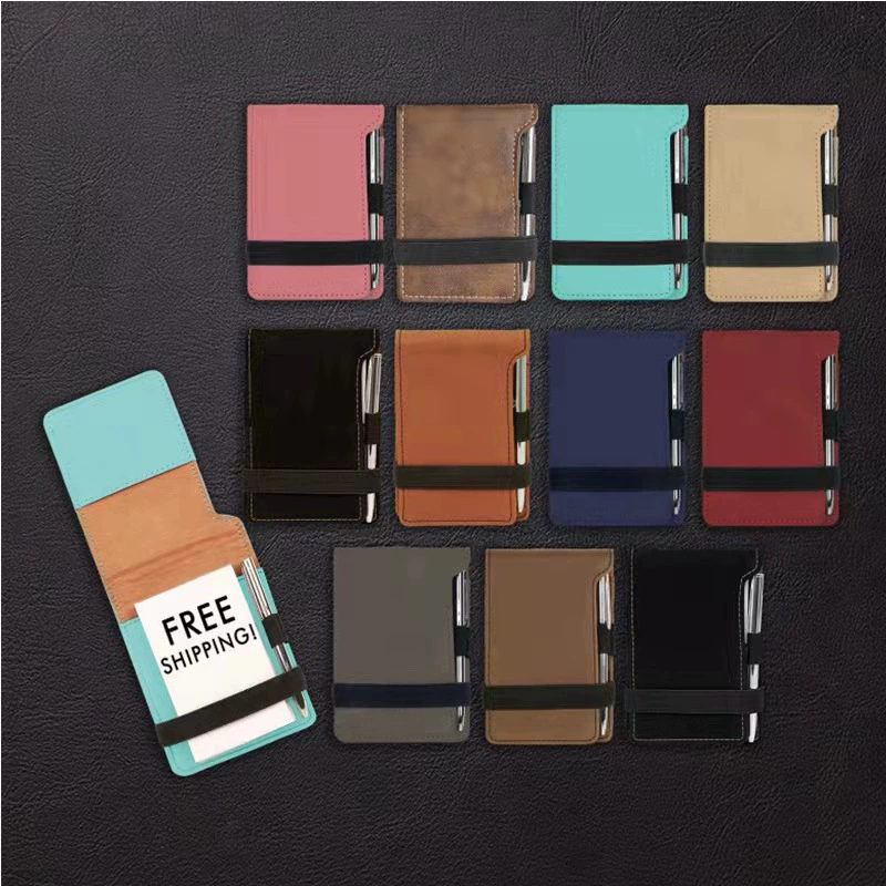 Книга для гольфа из искусственной кожи, книга для игры в мяч, кожаный чехол для конференц-блокнота