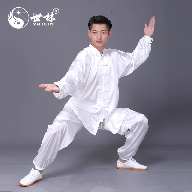 Shilin 2022 Новая Весенняя и осенняя одежда для тайцзи для мужчин и женщин Одежда для ушу Школьная командная одежда для выступлений Утренние упражнения оптом