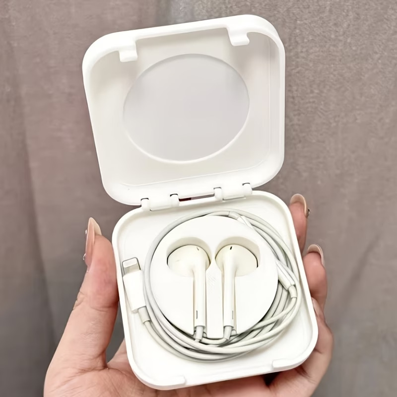 Cross-border bestseller: Rotating earphone storage case for Apple earphones, 3D printed storage case, portable for travel Cross-border bestseller: Rotating earphone storage case for Apple earphones, 3D printed storage case, portable for travel
