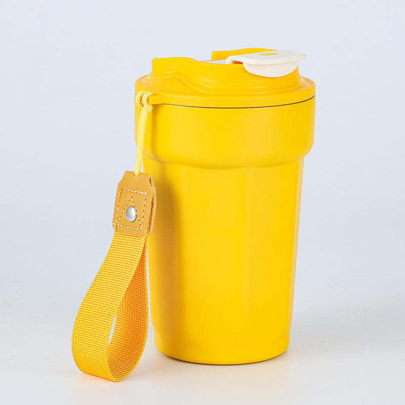 Vaso octogonal de acero inoxidable 316 con aislamiento térmico, de alta calidad, para café, agua y uso portátil. Ideal para llevar en el coche._voghion.com