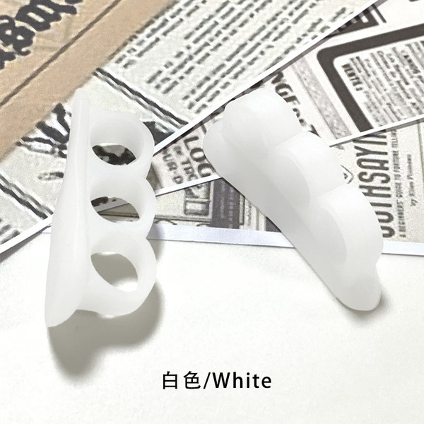 Wholesale Three-Hole Snail Toe Separator for Combing and Separating Overlapping Toes, Toe Separator Corrector for Hallux Valgus