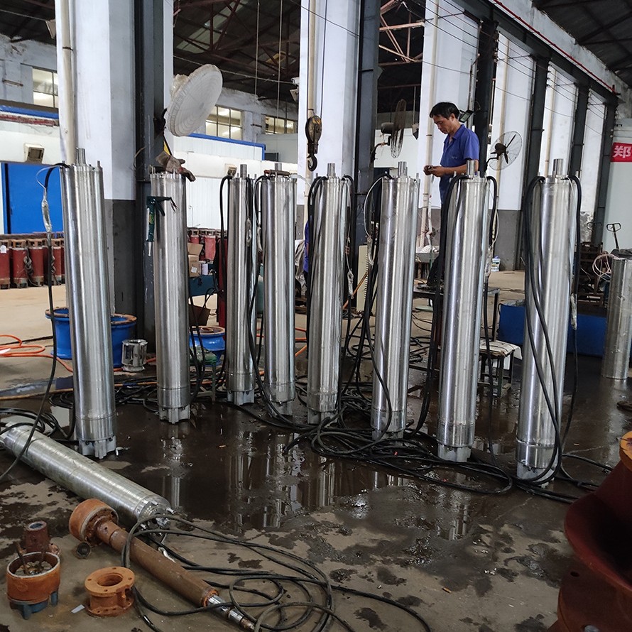 Acero inoxidable grandes bombas centrífugas de gran caudal para uso doméstico 380V para riego de tierras de cultivo sistema de bomba sumergible de agua profunda