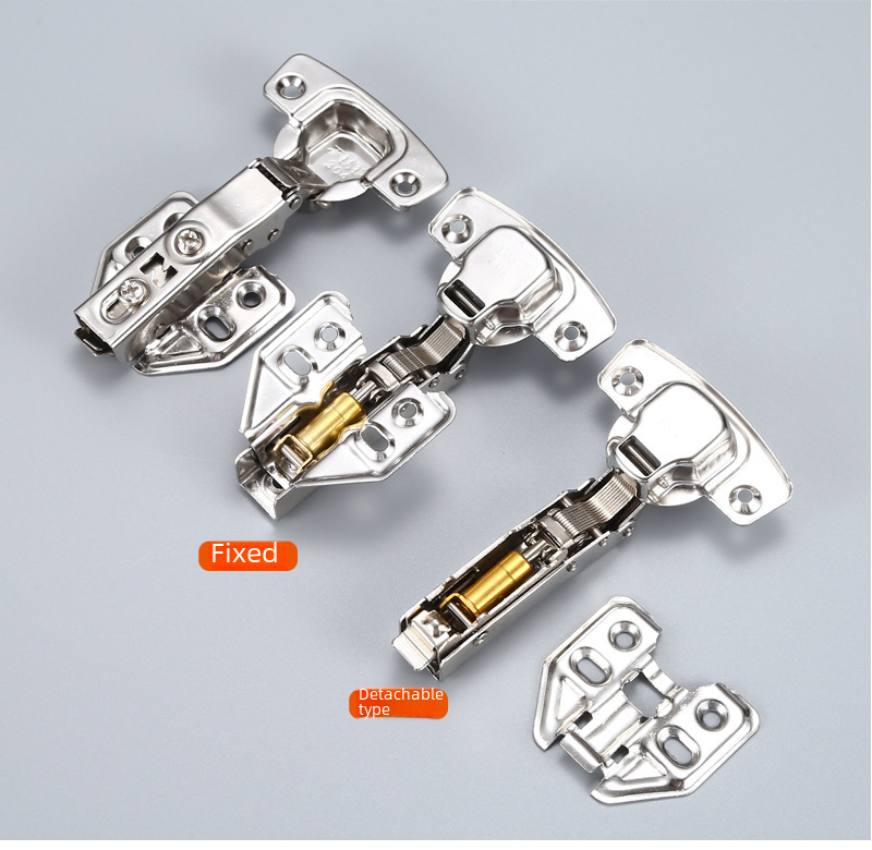 304 stainless steel hinge cabinet wardrobe door buffer hydraulic damping spring hinge furniture hardware accessories wholesale