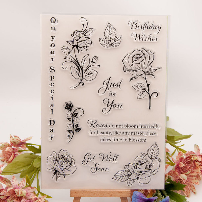 Transparent seal DIY Journal scrapbook scrapbook finished stamp stamp T1796 Transparent seal DIY Journal scrapbook scrapbook finished stamp stamp T1796