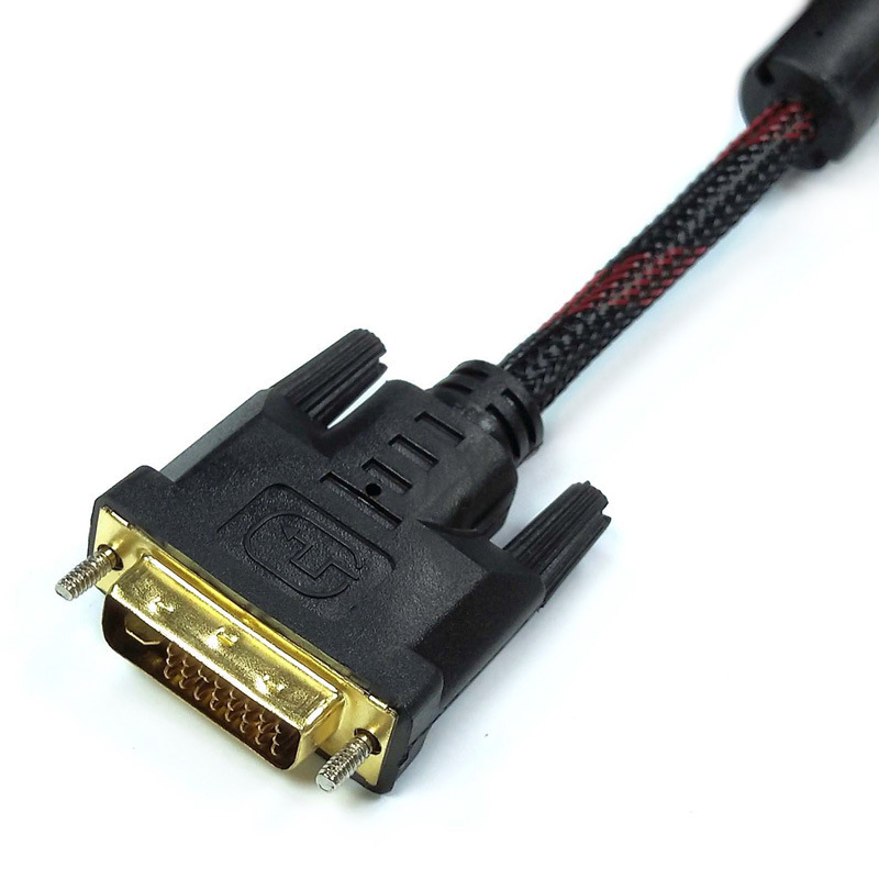 メーカースポット dvi から vga ケーブルネットワーク vga から dvi ケーブル 24 + 5 双方向相互変換 hd ビデオアダプタケーブル|undefined