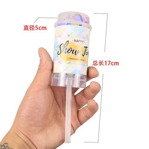 New wedding and birthday party spray tube confetti push and push festival mini small fireworks to create an atmosphere