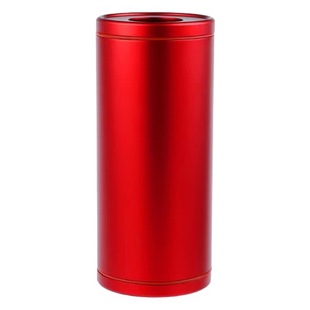 2025 Car Tissue Box Creative Car Paper Box Function Round Car Aluminum Alloy Tissue Tube for Car Personality