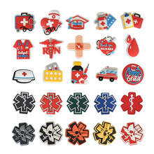 医护pvc软胶鞋上装饰扣洞洞鞋花鞋扣DIY鞋配饰亚马逊现货批发现货