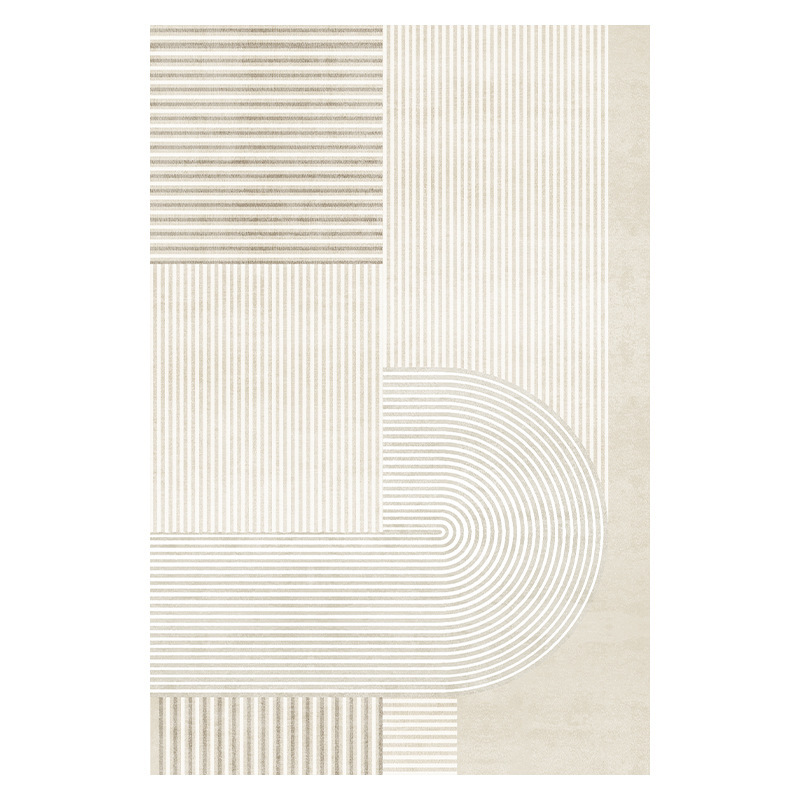 Alfombra completa, estilo nórdico simple, resistente al frío y que mantiene el calor, imitación de cachemira, alfombra para mesa de centro de sala de estar, alfombra absorbente de agua para el hogar, alfombra antideslizante para sofá.