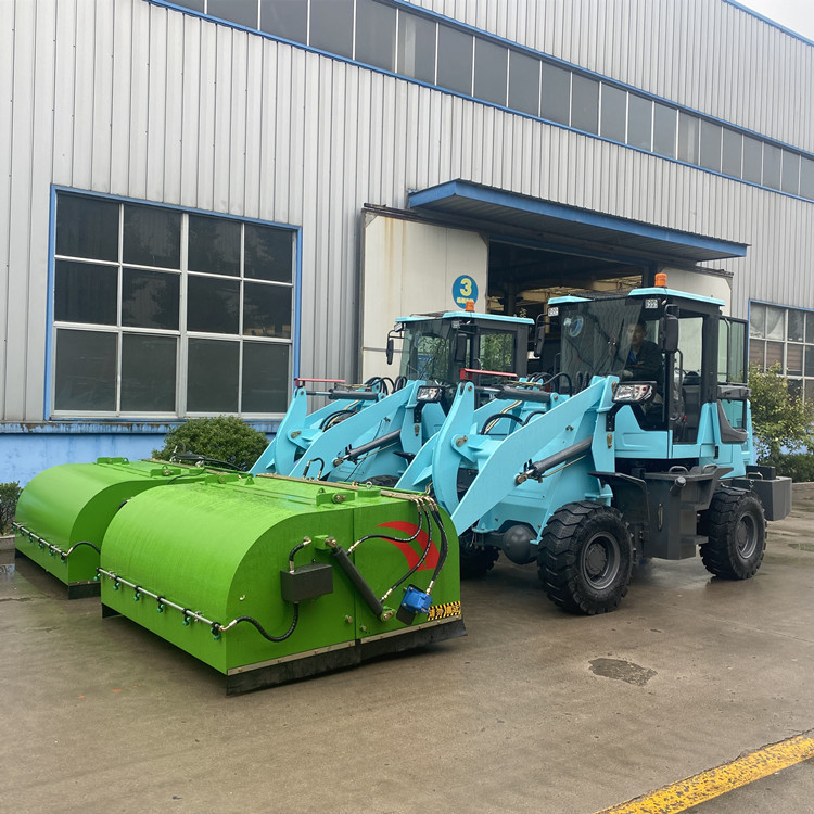 953装载机清扫器清扫车沥青路面叉车清扫机高速公路铲车扫地机