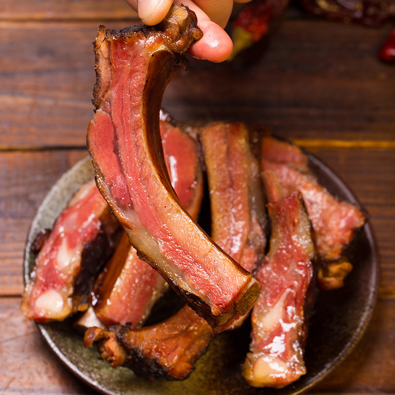古蜀味道腊排骨烟熏排骨四川腊肉排骨五花腊肉四川腊味