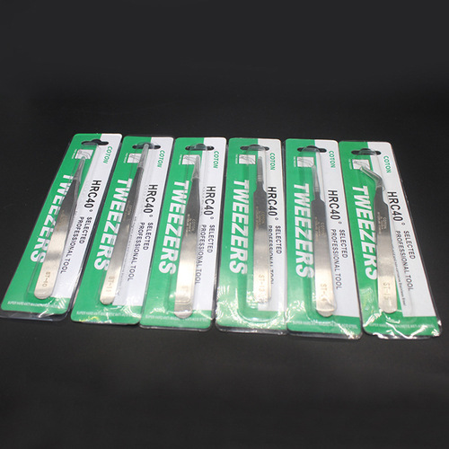 Factory wholesale stainless steel anti-static vetus stainless steel tweezers repair mobile phone disassembly tools