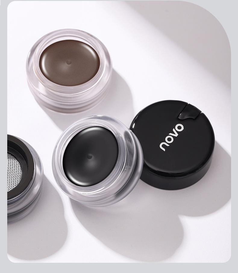 NOVO domestic eyeshadow liquid cream is sweat-proof, water-proof, non-smudging, long-lasting and does not fade. It is suitable for beginners and students undefined