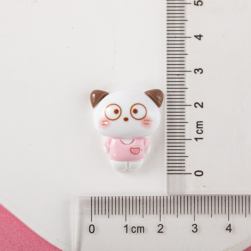 Brillante dulce lindo melodía resina accesorios DIY crema pegamento resina de dibujos animados niños horquilla material hecho a mano