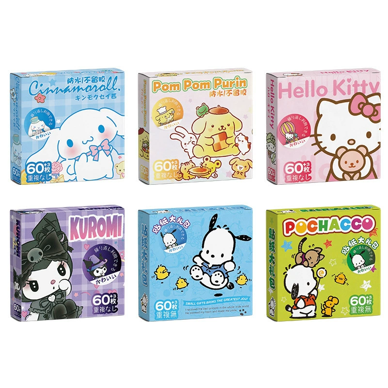 SL-33 Sanrio Curdy Curry мультфильмная наклейка ручной стикер наклейка Югуй собака коробка 60/100 штук