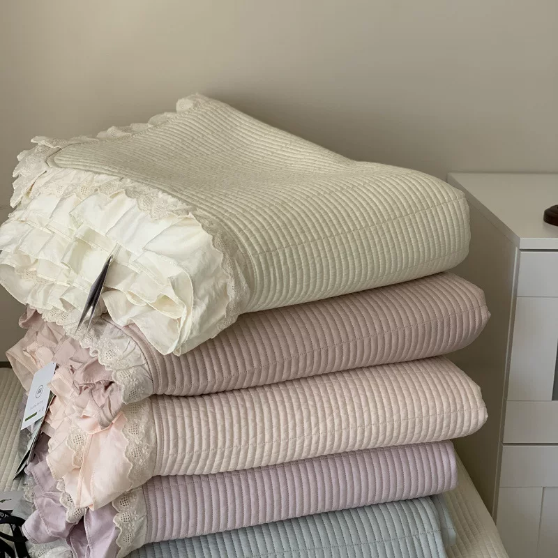 2025 new solid color Maxim bed cover three-piece series