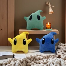 �羳��ɫMario Luma Star Plush �R��W������ҫʯë�q��߹���