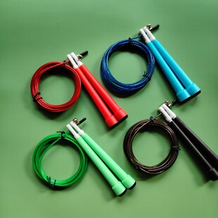 Racing Rope Skipping Primary School Sports Goods Adjustable Kindergarten High School Entrance Examination Steel Wire Rope Skipping for Children Wholesale